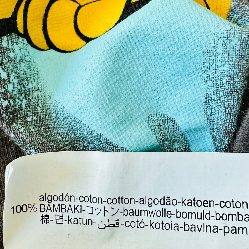 Zara Garfield Black T-shirt & Primark Super Mario Yellow T-shirt Size 7-8 - Picture 10 of 10